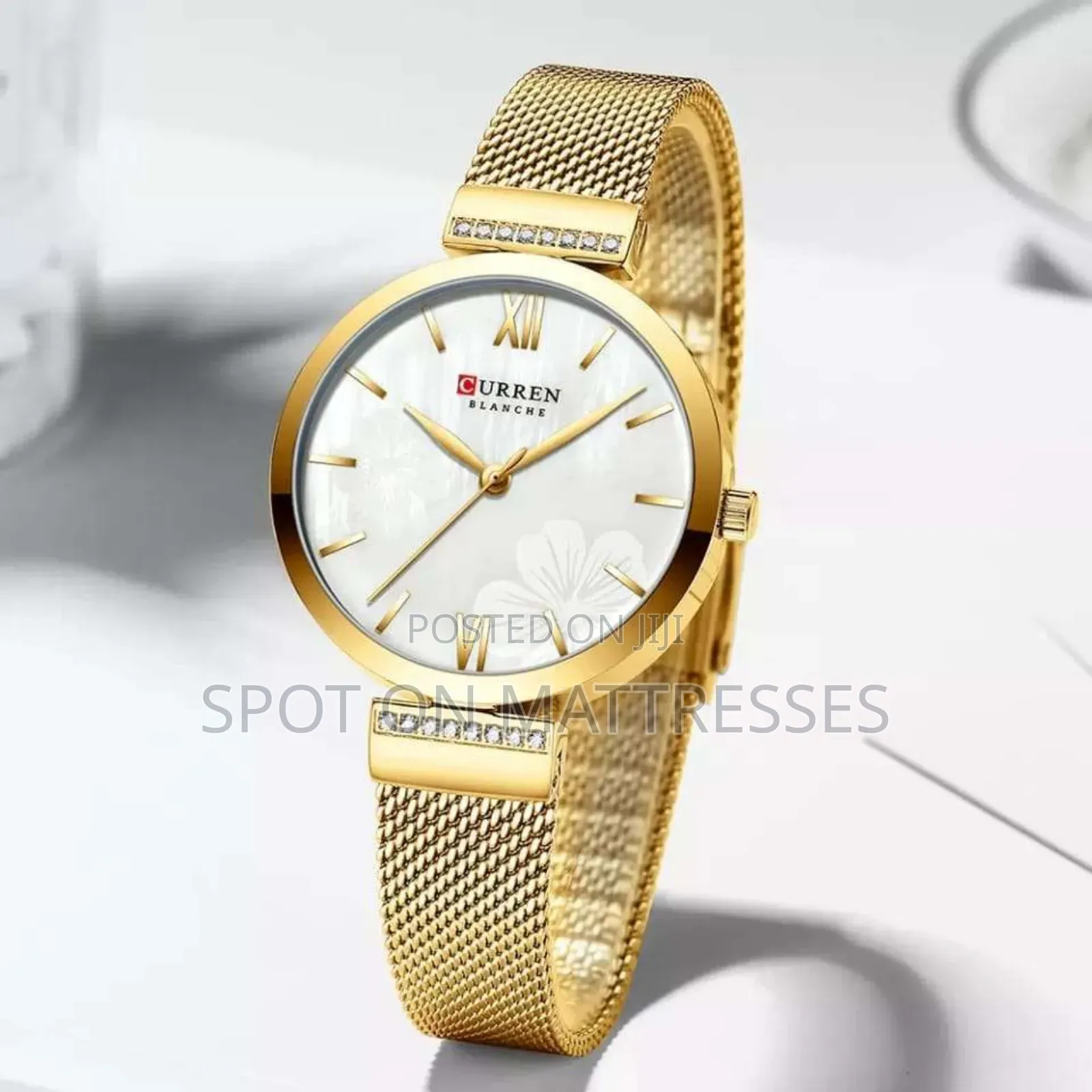 Curren Watch For Ladies. Available Colours - Silver, Gold And Bronze.