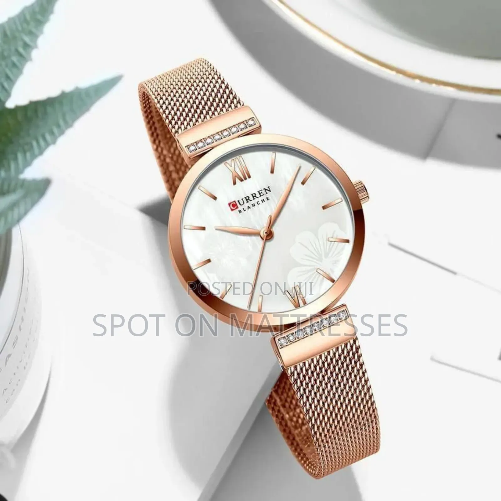 Curren Watch For Ladies. Available Colours - Silver, Gold And Bronze.