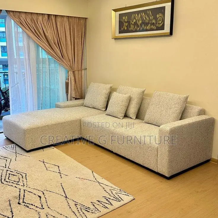 Comfort Plus Brown L-Sofa