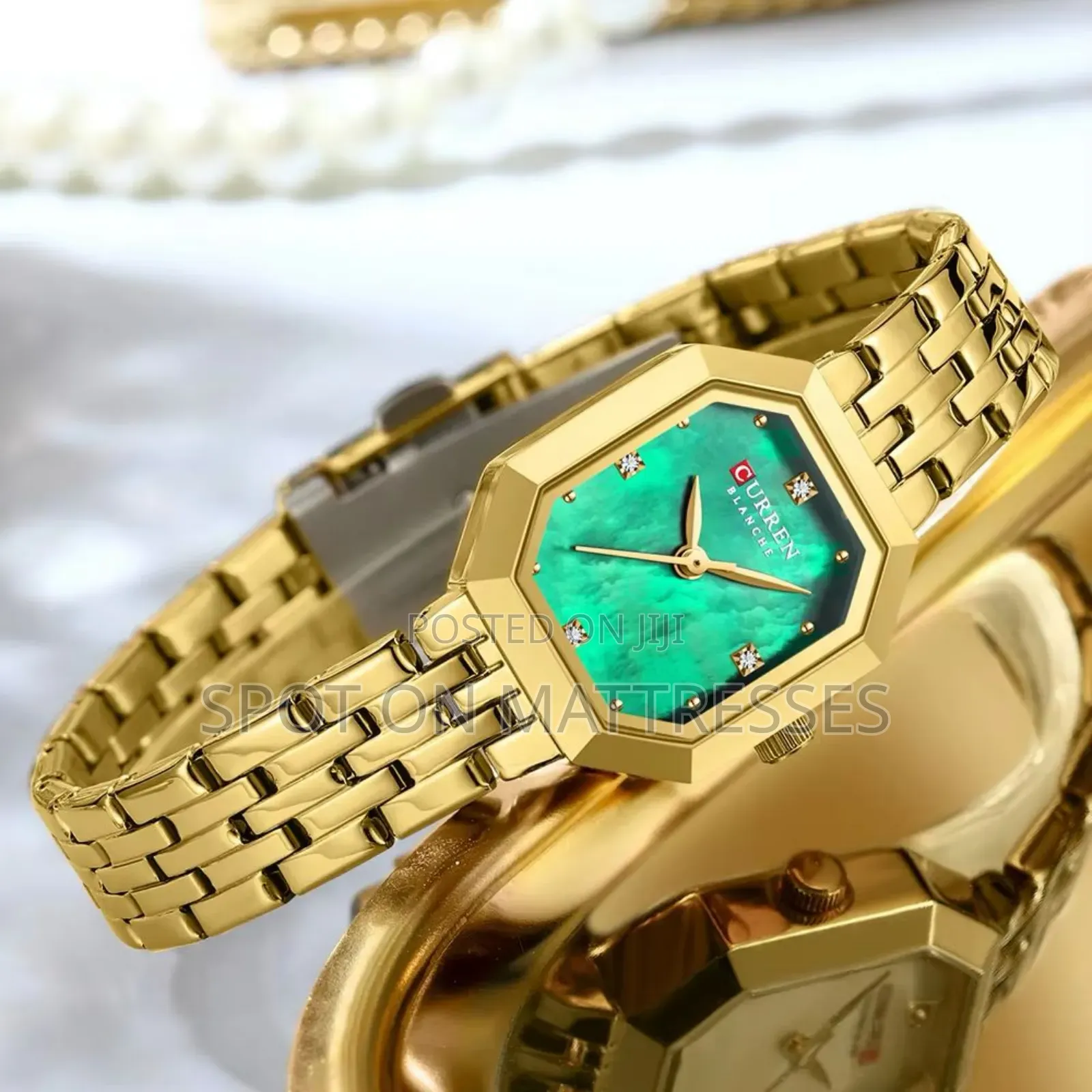Cutesy! Curren Ladies Watch #9108. Available In Gold And Silver Colour