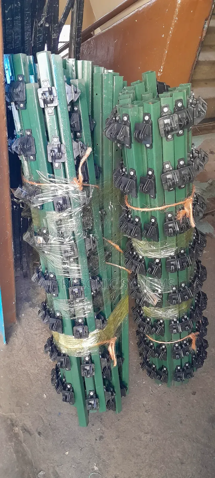 Green Electric Fence Post