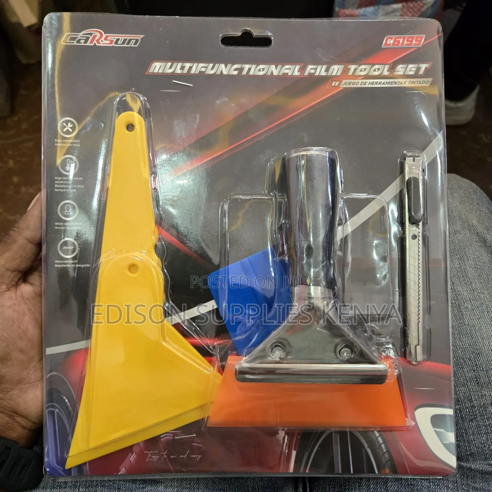Car Window Tint Application Tools 5-in-1 Squeegee Window Tinting Film