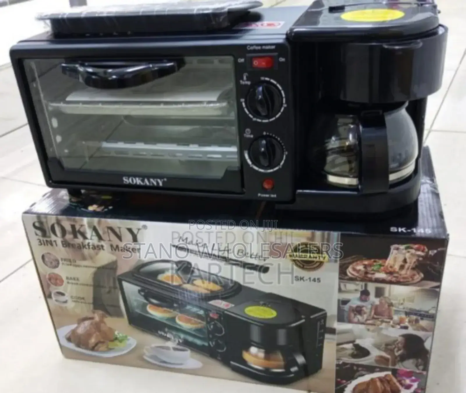 Restocked With Warranties Breakfast Maker. Sokanny