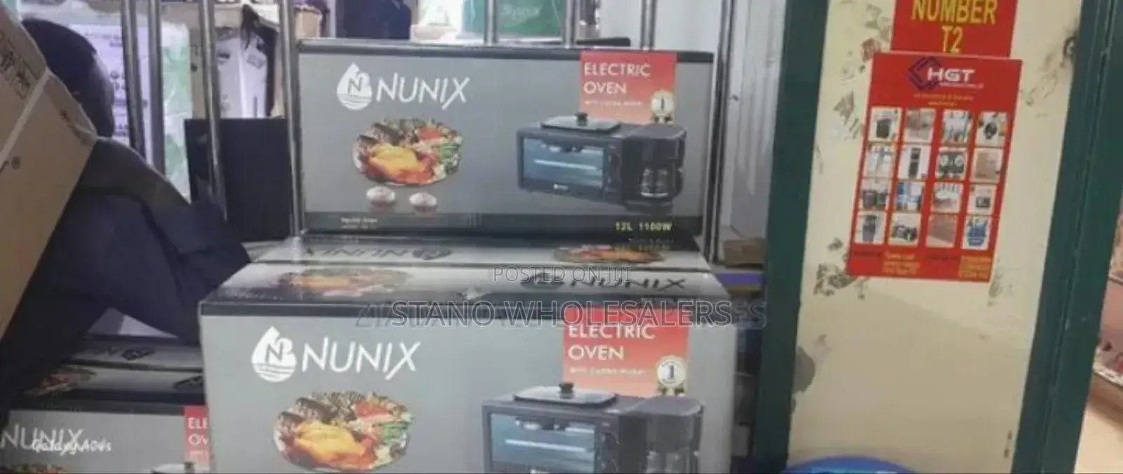 Restocked - . Nunix Breakfast Maker. With Oven