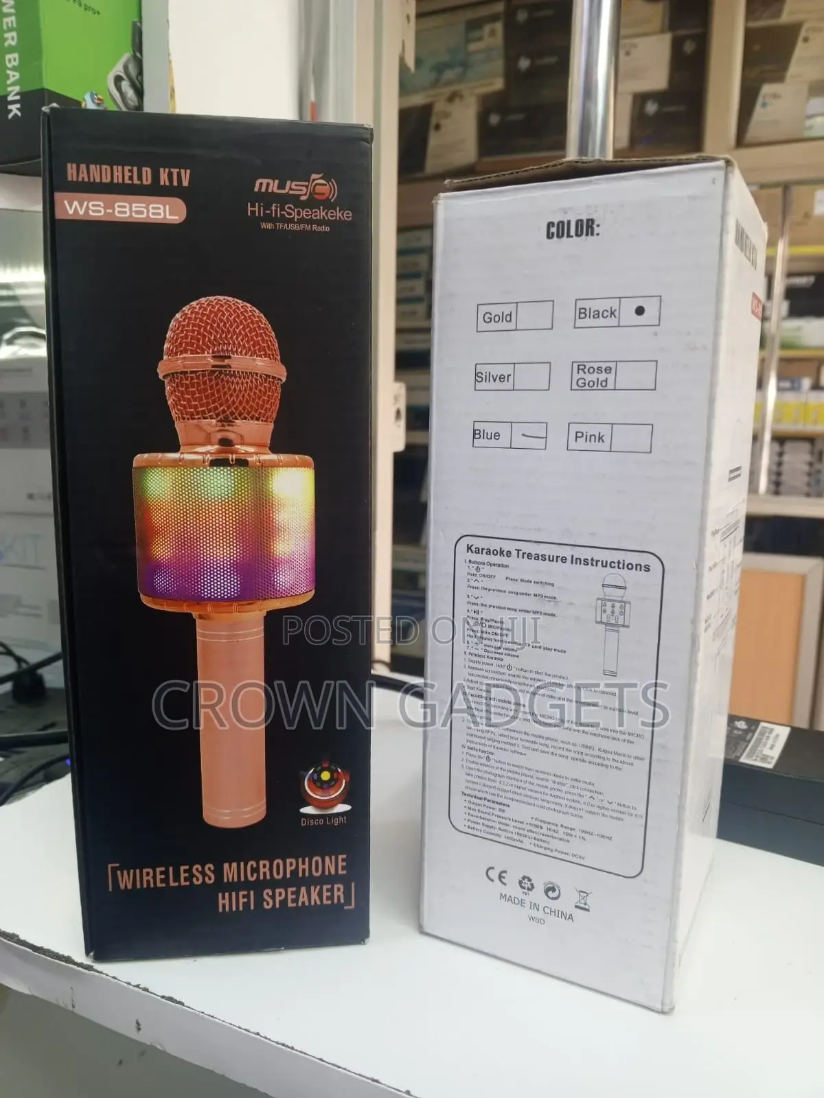Ws-858 / Ws-858l Handheld KTV Karaoke Microphones.