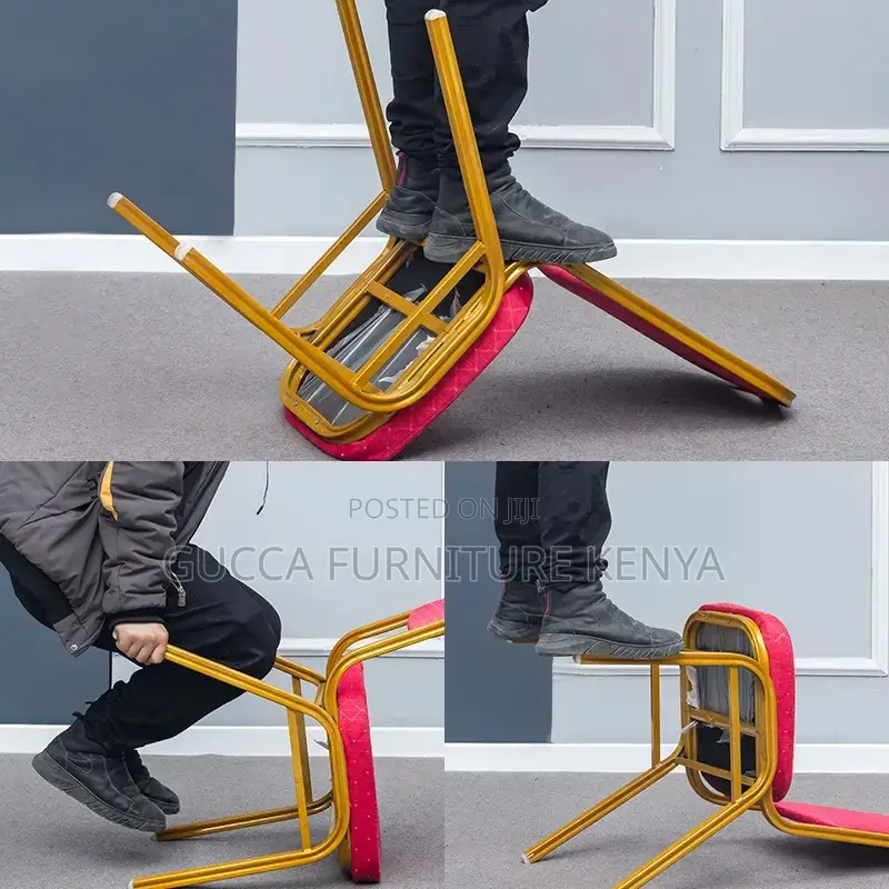Armless Mid Back Conference Banquet Chair