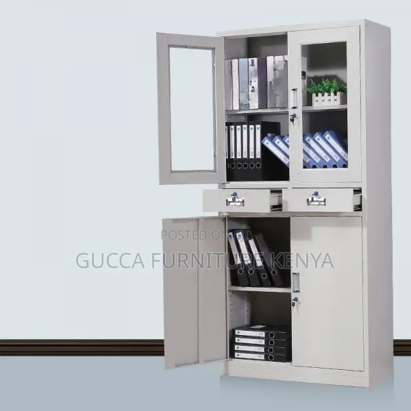 2-door Steel Office File Cabinet With Drawers