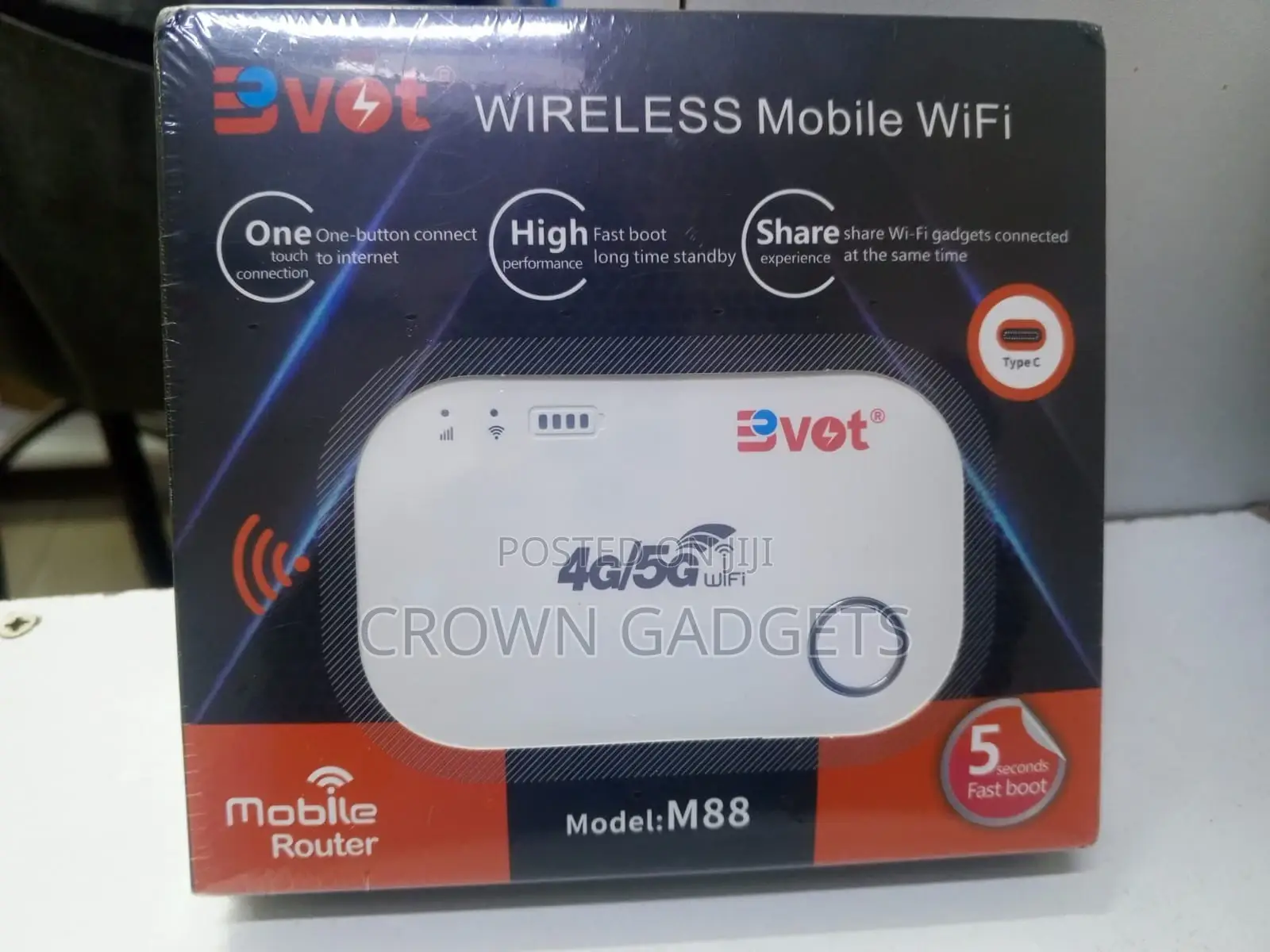 Bvot M88 Mobile Wifi Router Fast Boot Long Standby