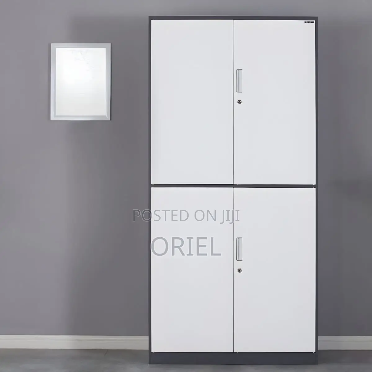 Office Cabinet : 4-Door Steel Office Modern Cabinet
