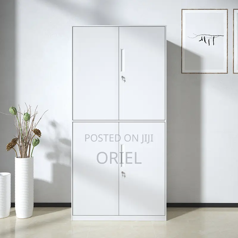 Office Cabinet : 4-Door Steel Office Modern Cabinet