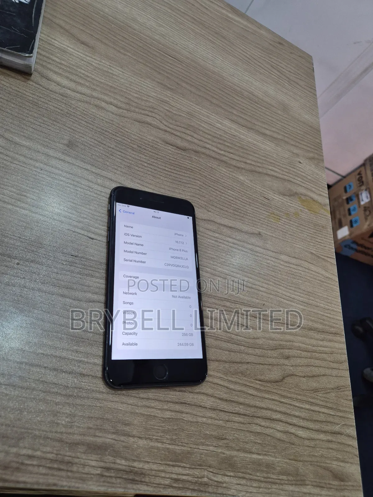 Apple iPhone 8 Plus 256 GB Black
