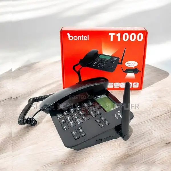 Bontel GSM Desktop Phone for Home Office Use Wireless