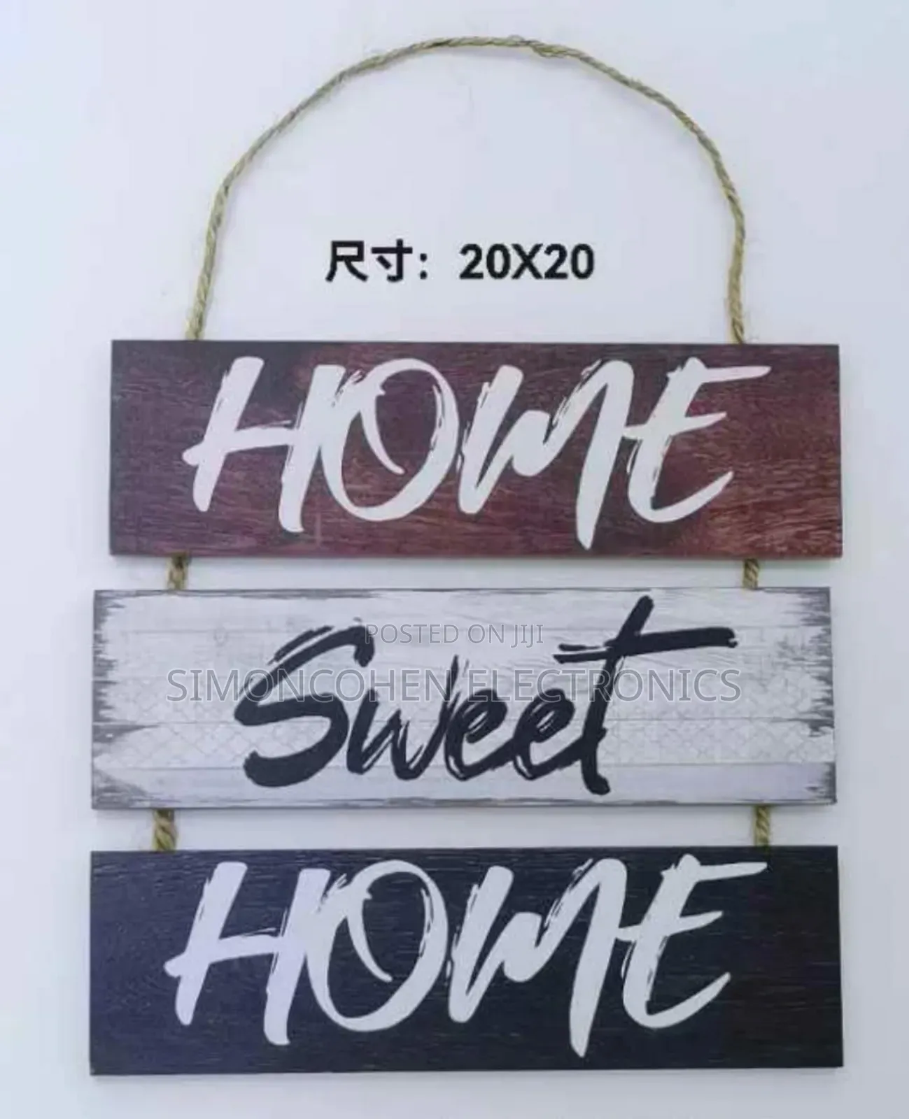3 Layer Wooden Wall Hanging Decor