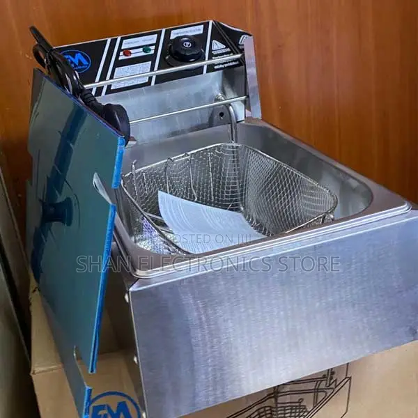 Deep Fryer With Basket High-Performance 6l Stainless Steel