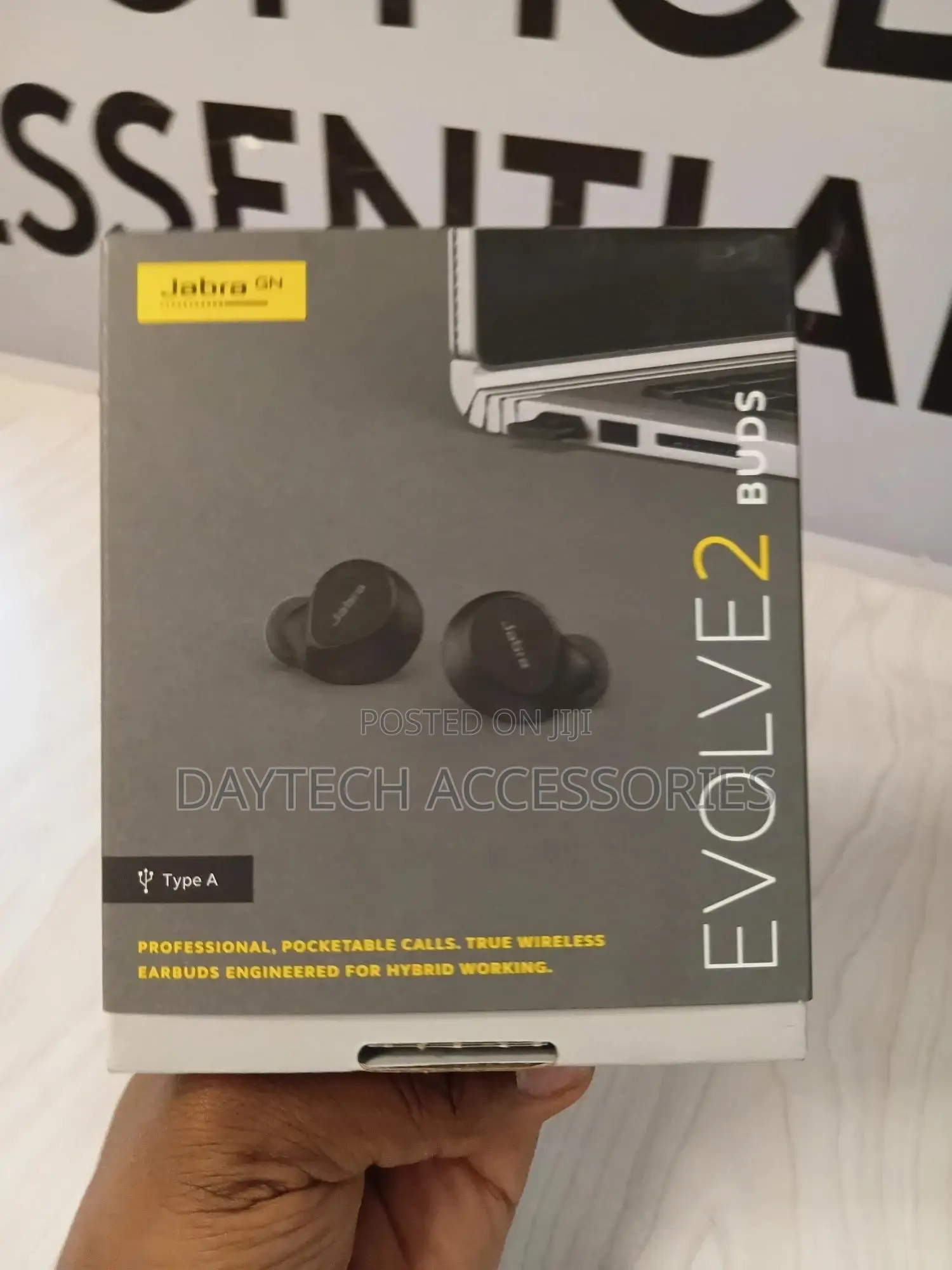 Jabra Evolve2 Buds - Usb-a in-Ear Bluetooth Earbuds (Uc)
