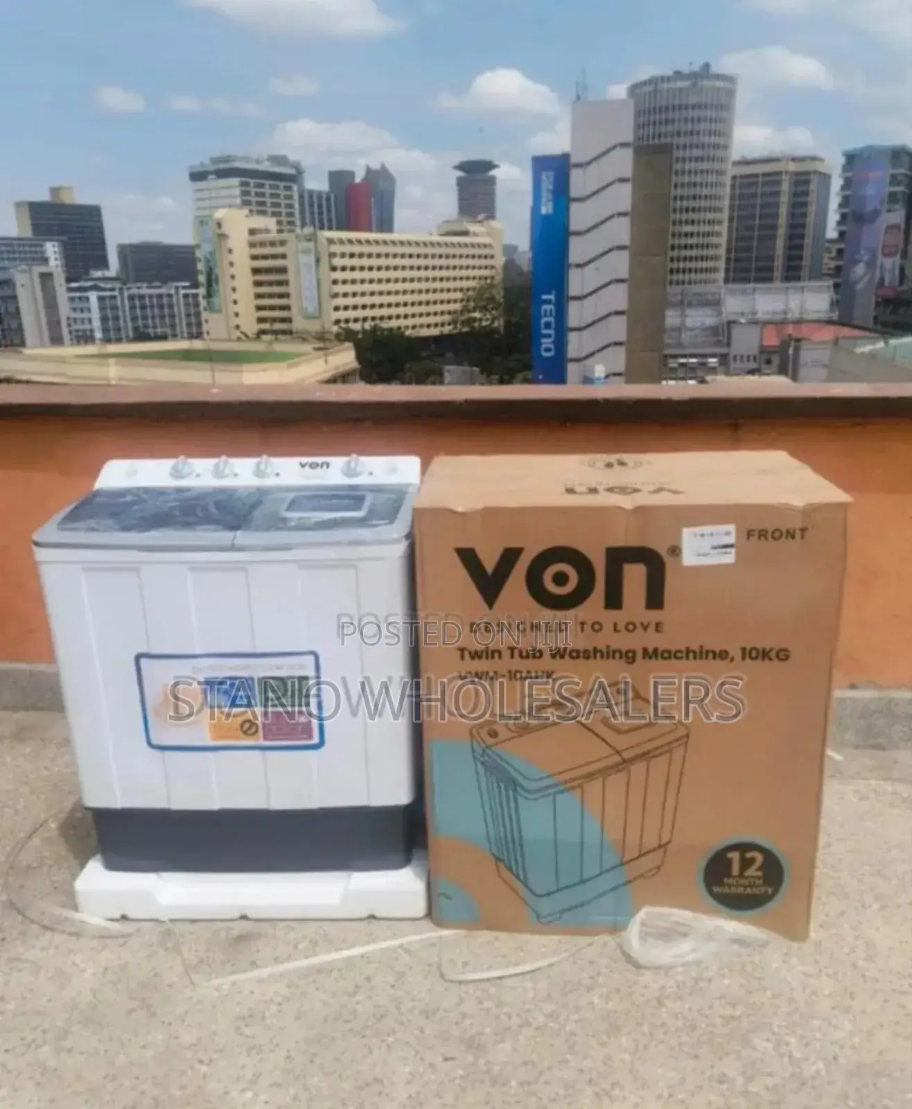 Affordable. Von* 8kgs Capacity Washing Machines