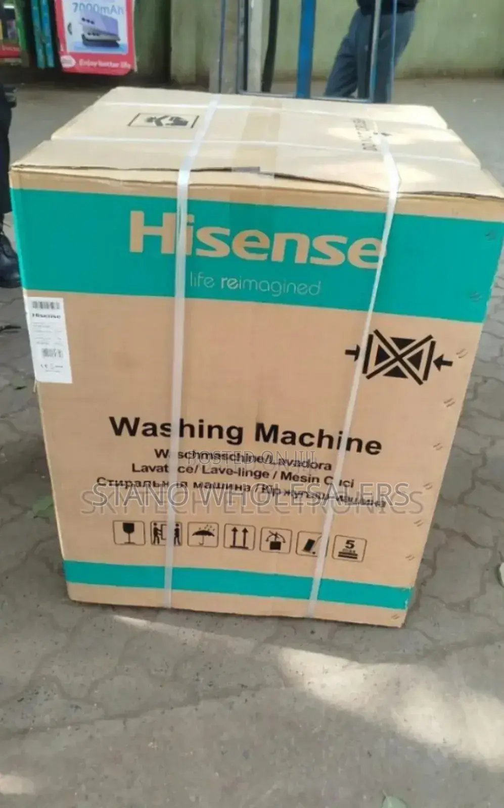 Restocked -✓✓Hisense 10kgs Washing Machine. Hisense 10kgs Wash and Dry