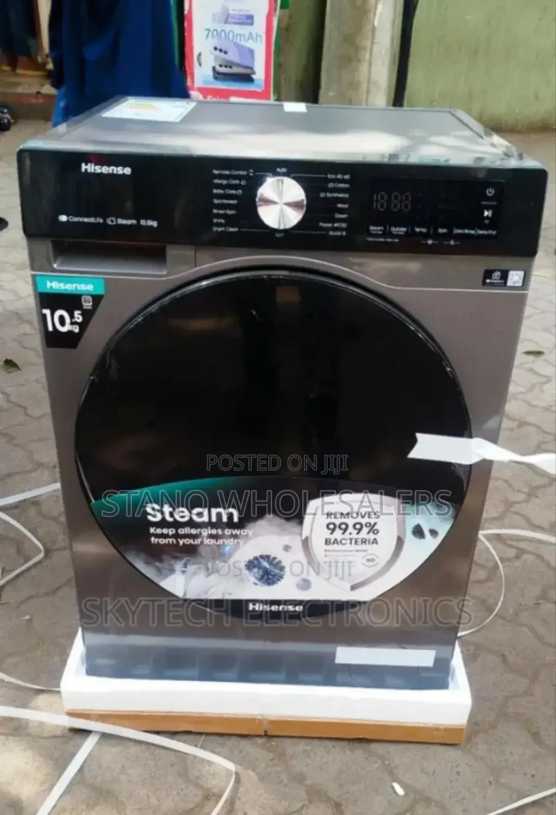 With Drier Hisense Washing Machine 10kgs. Wash and Dry. New