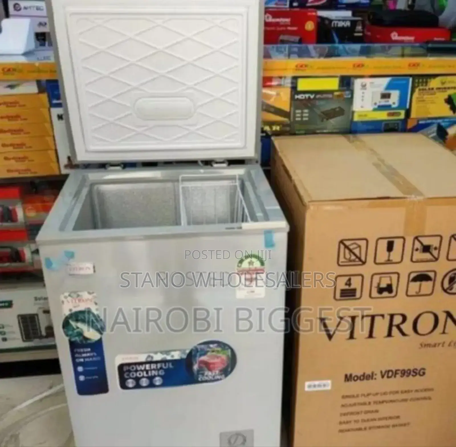 Colour Silver -Vitron 99litres Freezer