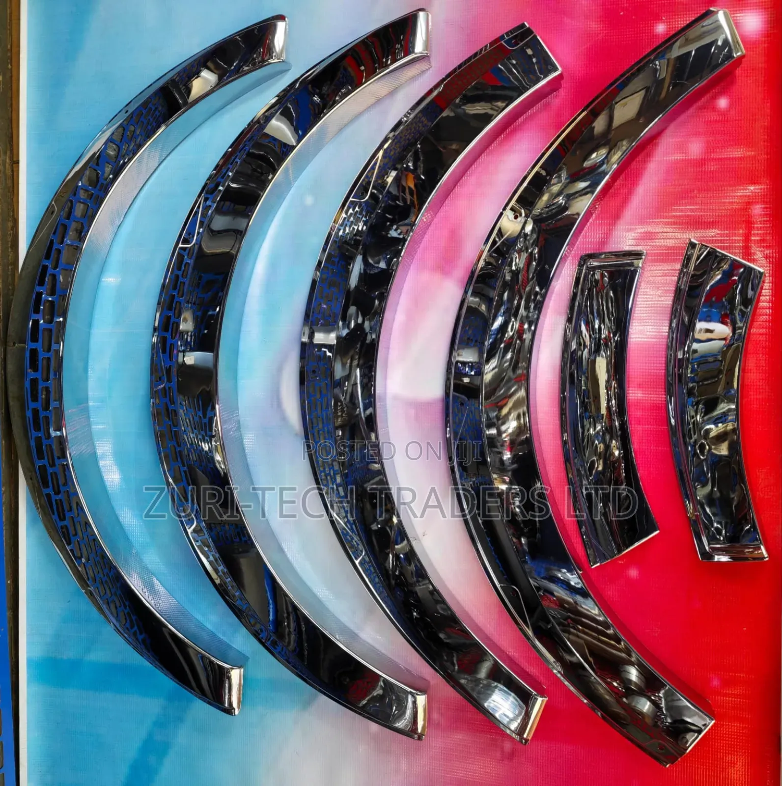 Fender Moulding 7l/9l Chrome