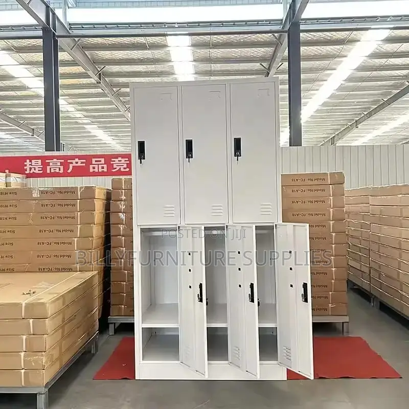 6 Locker Metallic File Cabinet