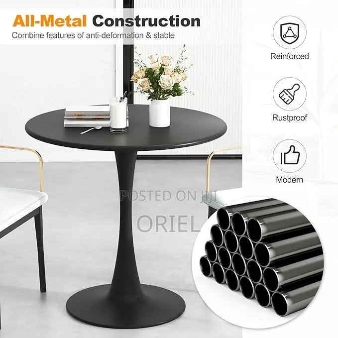 Dining Table : Modern Round Tulip Dining Table