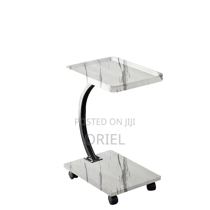 Side Table : Modern Marble C-Shaped Side Table