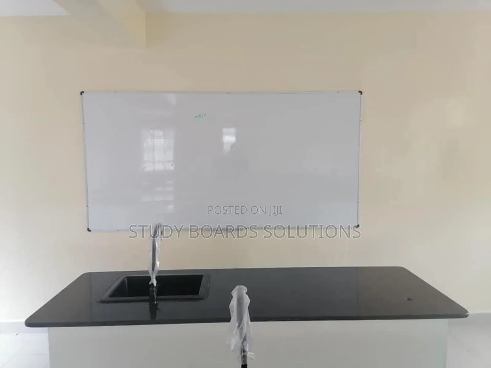 Wall Mounted Lab Installed Magnetic Whiteboard 8ftx4ft