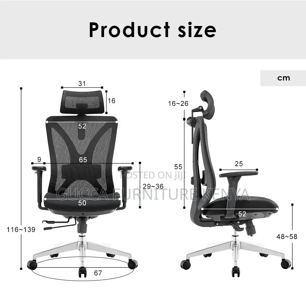 Executive High Back Mesh Executive Office Chair