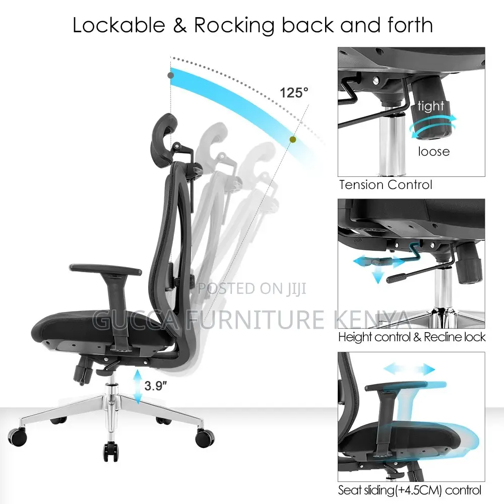 Executive High Back Mesh Executive Office Chair