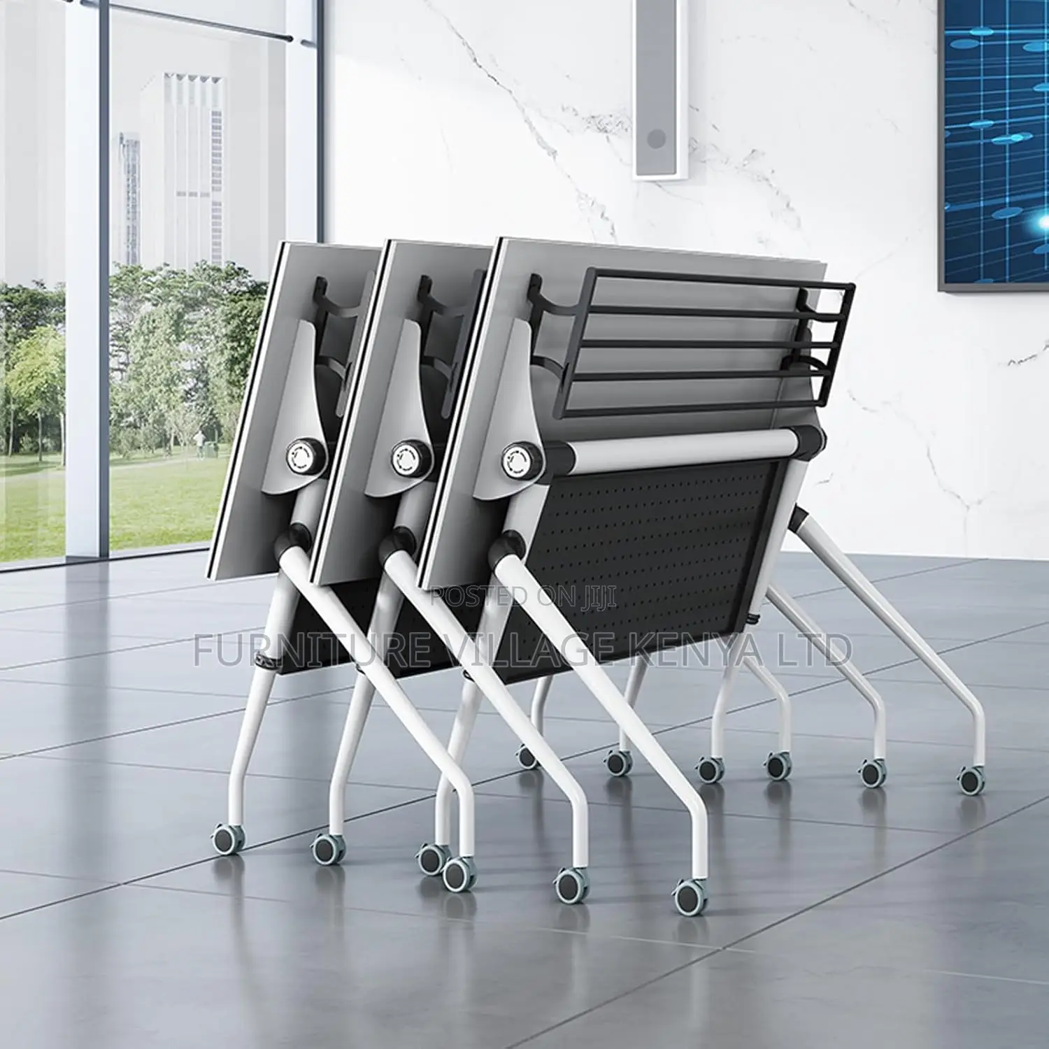 Folding Conference Table On Wheels