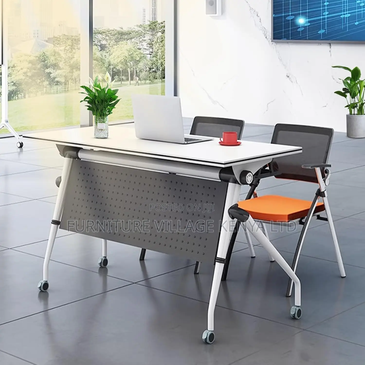 Folding Conference Table On Wheels