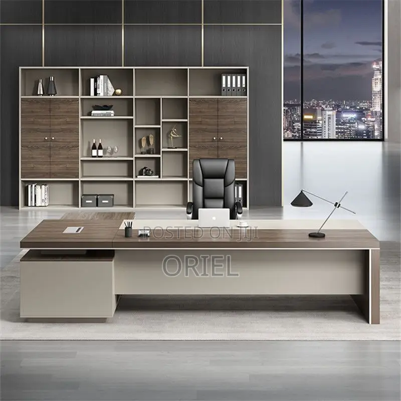 Office Desk : 1.8m Office L-Shaped Executive Desk