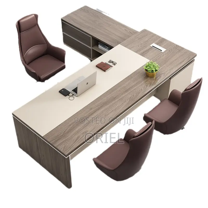 Office Desk : 1.8m Office L-Shaped Executive Desk