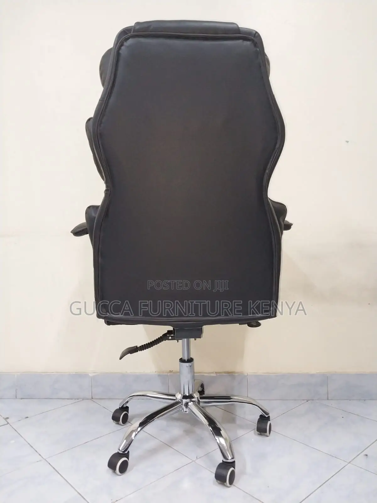 Executive Leather Upholstered Directors Chair