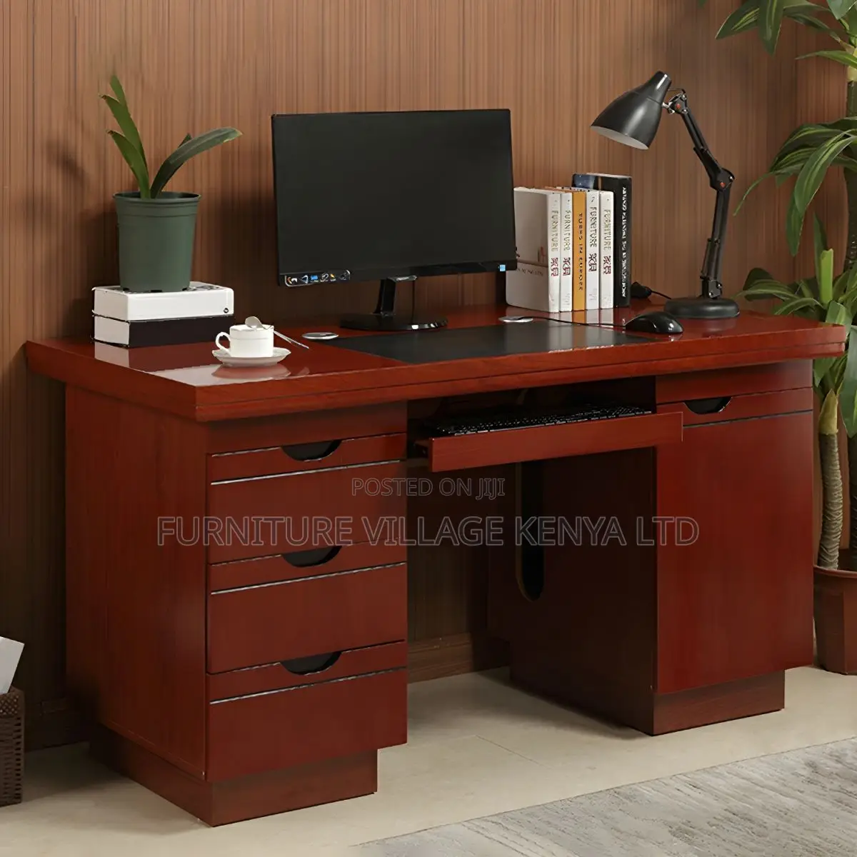 120cm Executive Office Desk With Drawers