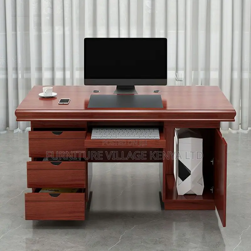 120cm Executive Office Desk With Drawers