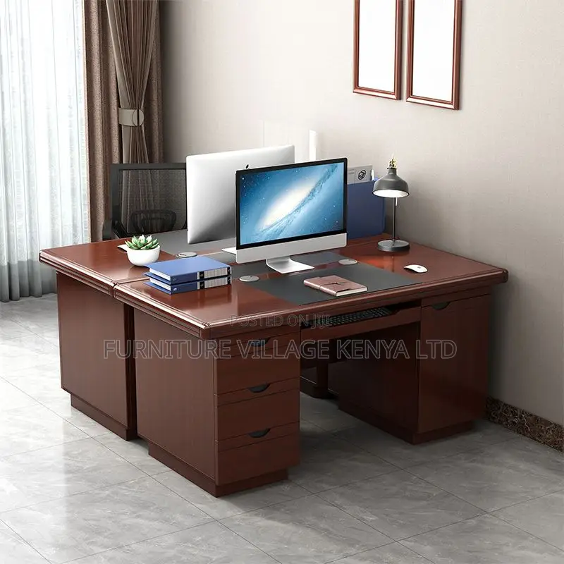 120cm Executive Office Desk With Drawers