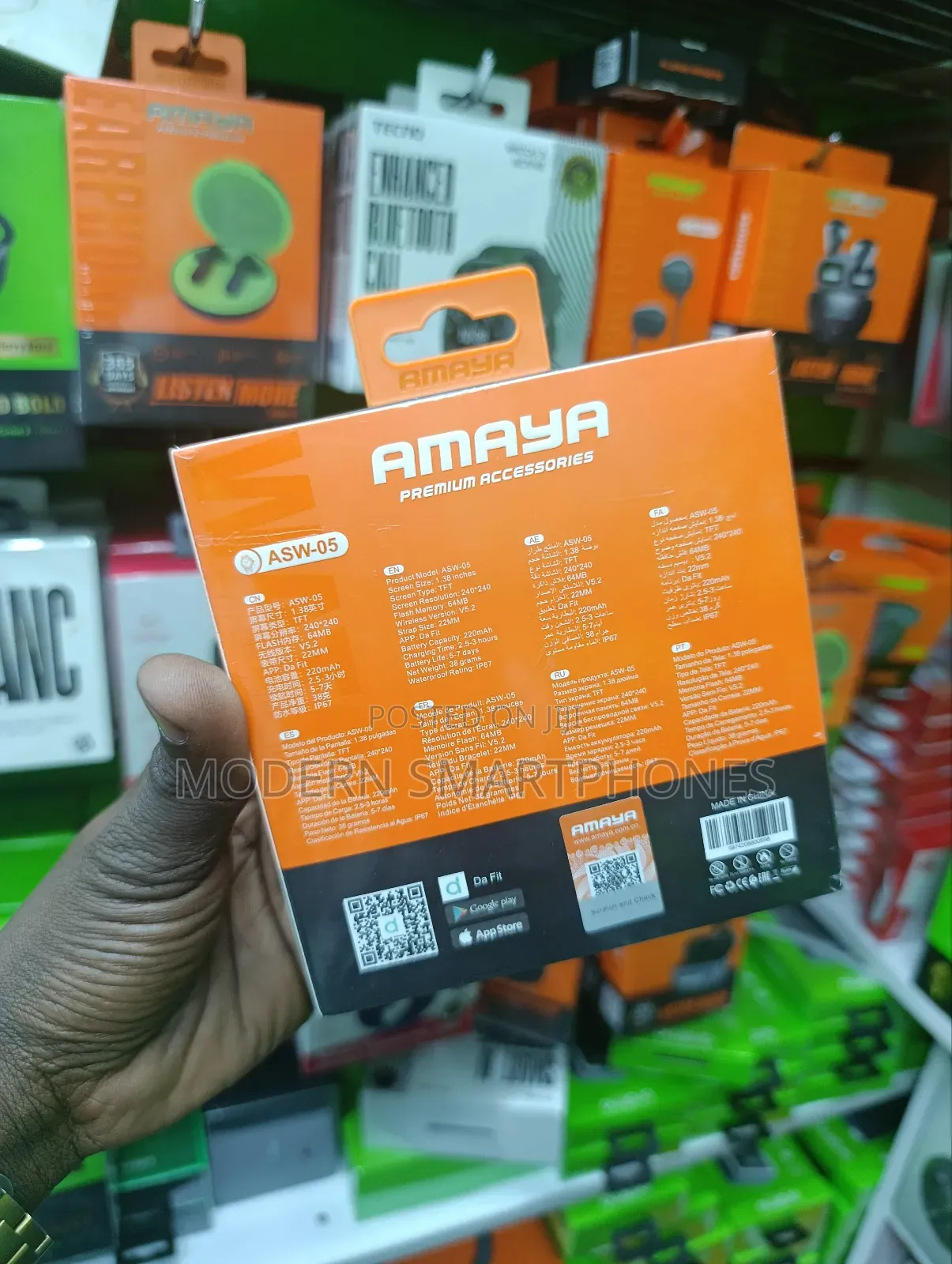Amaya Watch Lite Asw 05 Smartwatch Ni