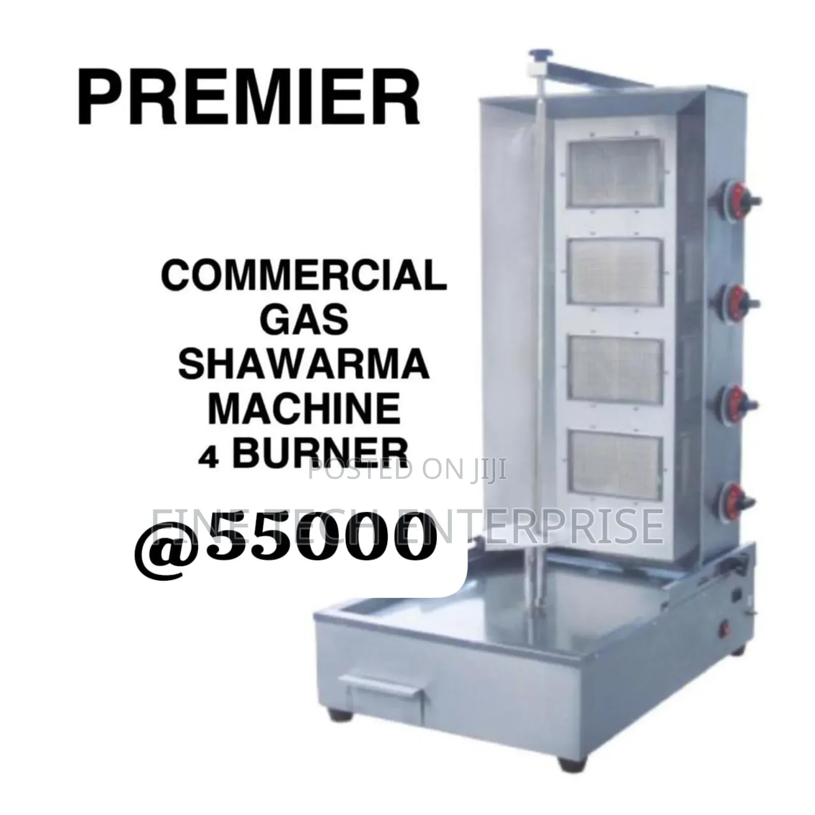 Premier 4 Burner Gas Shawarma Machine