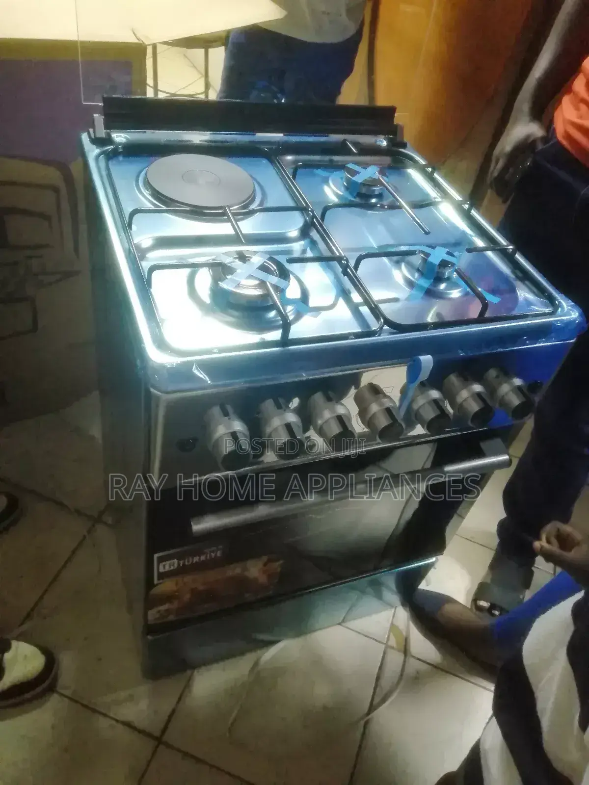 60cm*60cm Roch Standing Cooker 3gas+1electric Plate With Electricoven