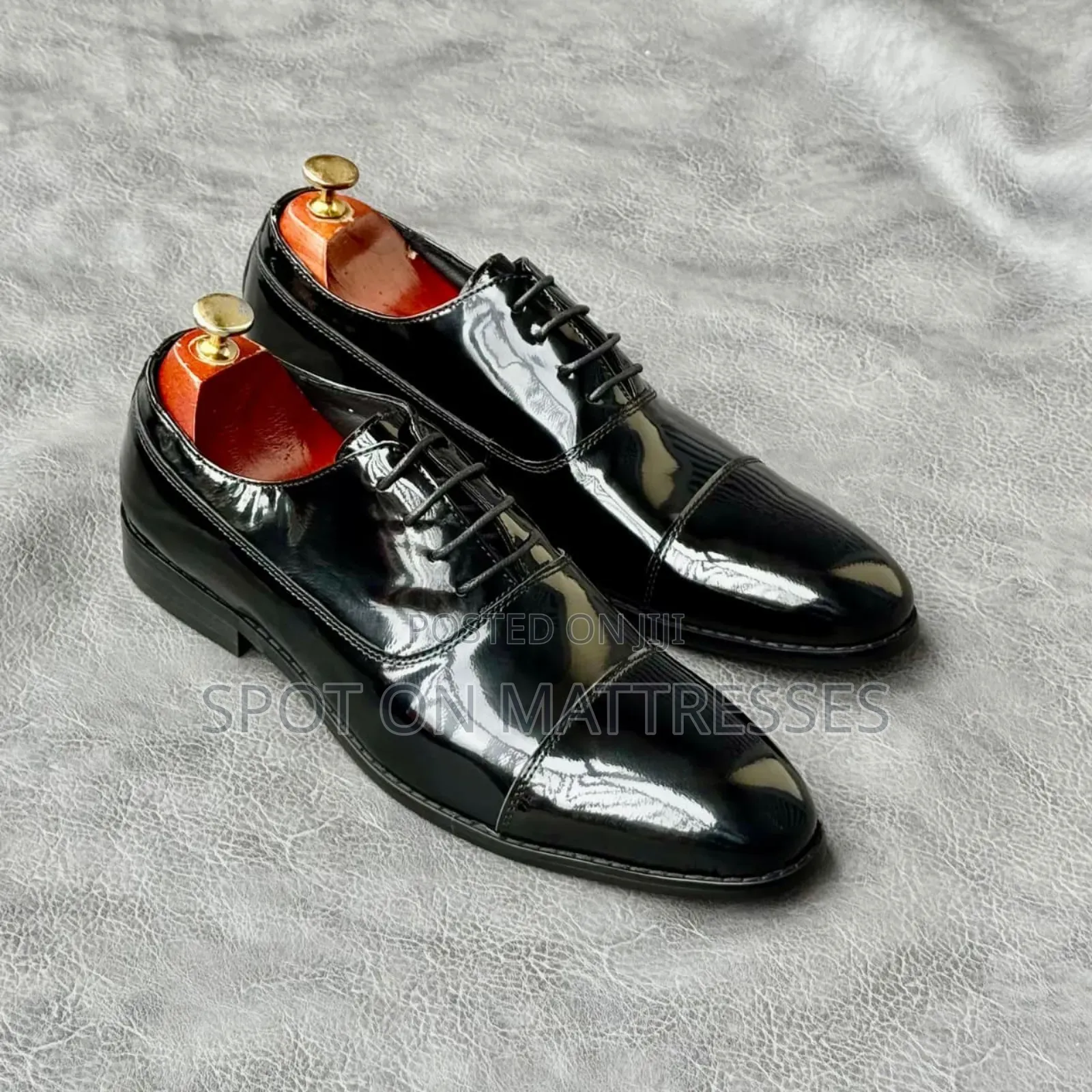 John Foster Patent Leather Shoes for Men Sizes 39-45.
