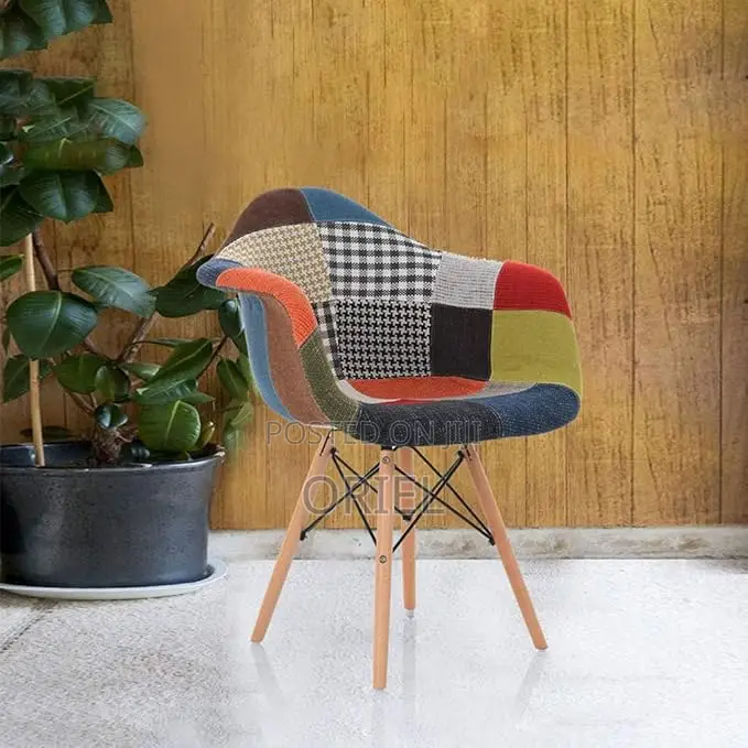Eames Dining Chair : Patchwork Bucket Eames Chair