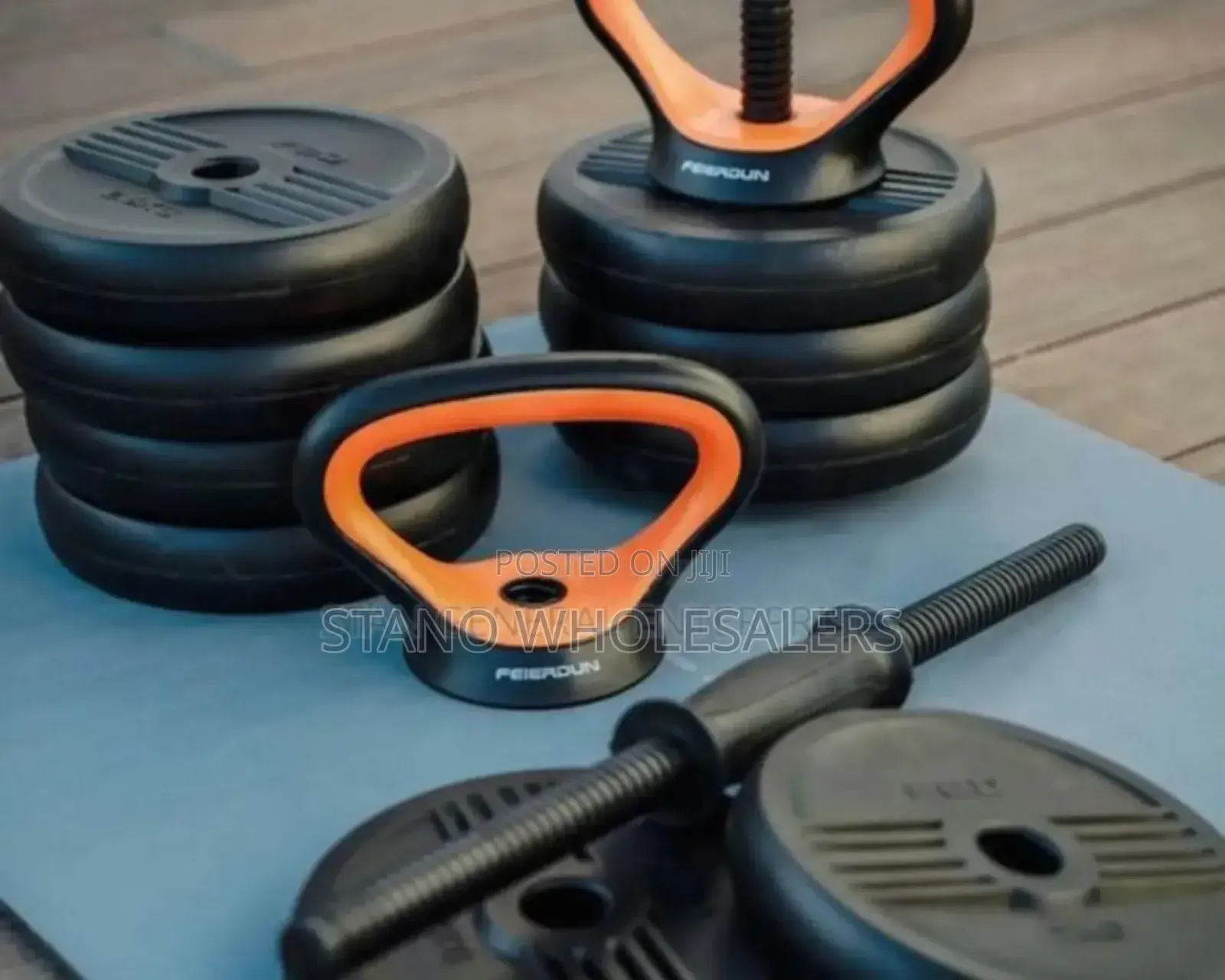 Clean, 30kgs Set. Pay on Delivery 30kgs Kettle Bell,Barbel Dumbells