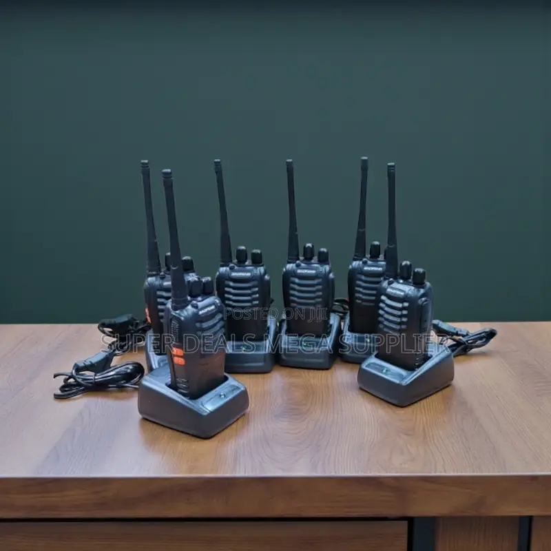 Lightweight Design Baofeng Bf-888s Walkie Talkie Radio Calls- 6 Pieces