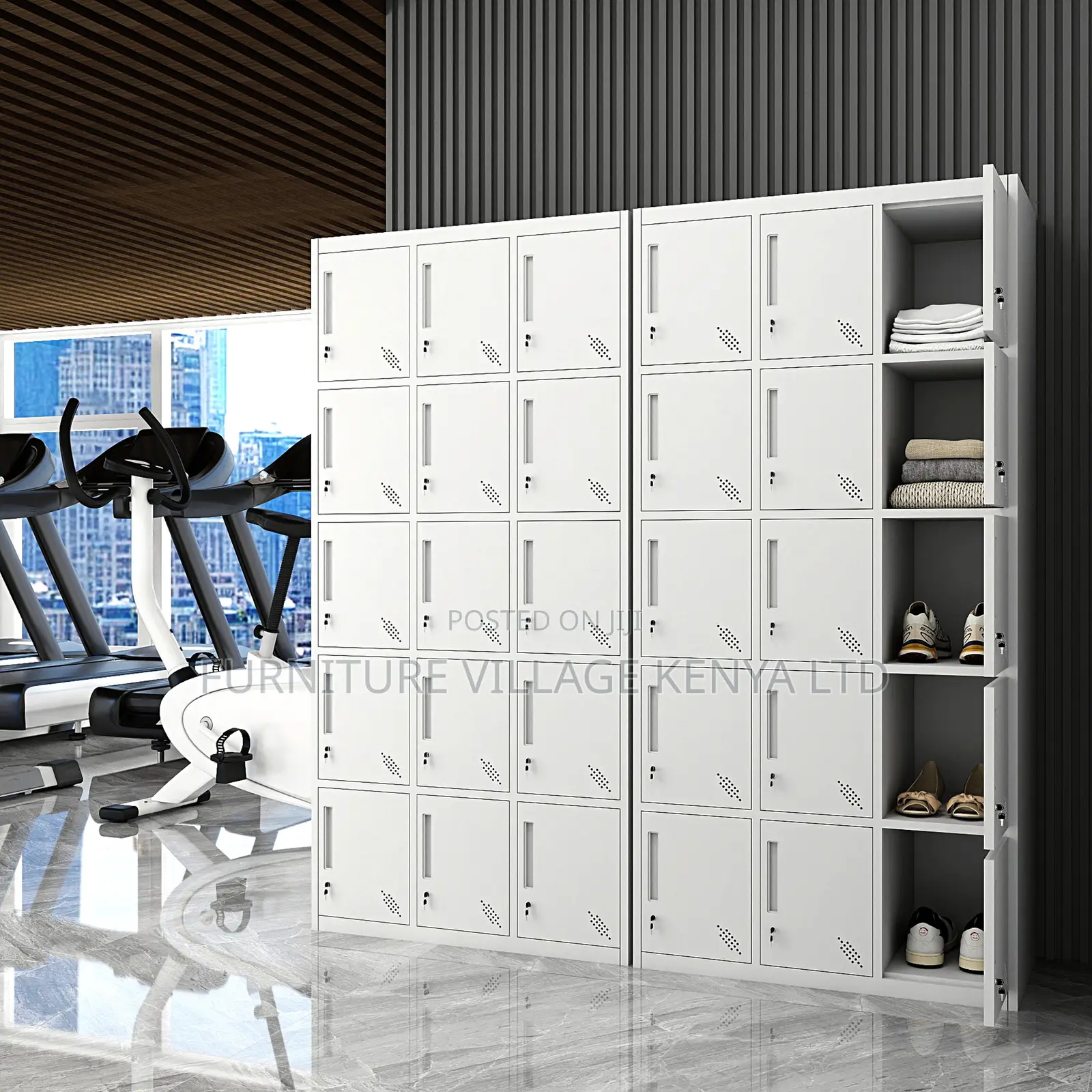 15-metal Storage Cabinet For Gym