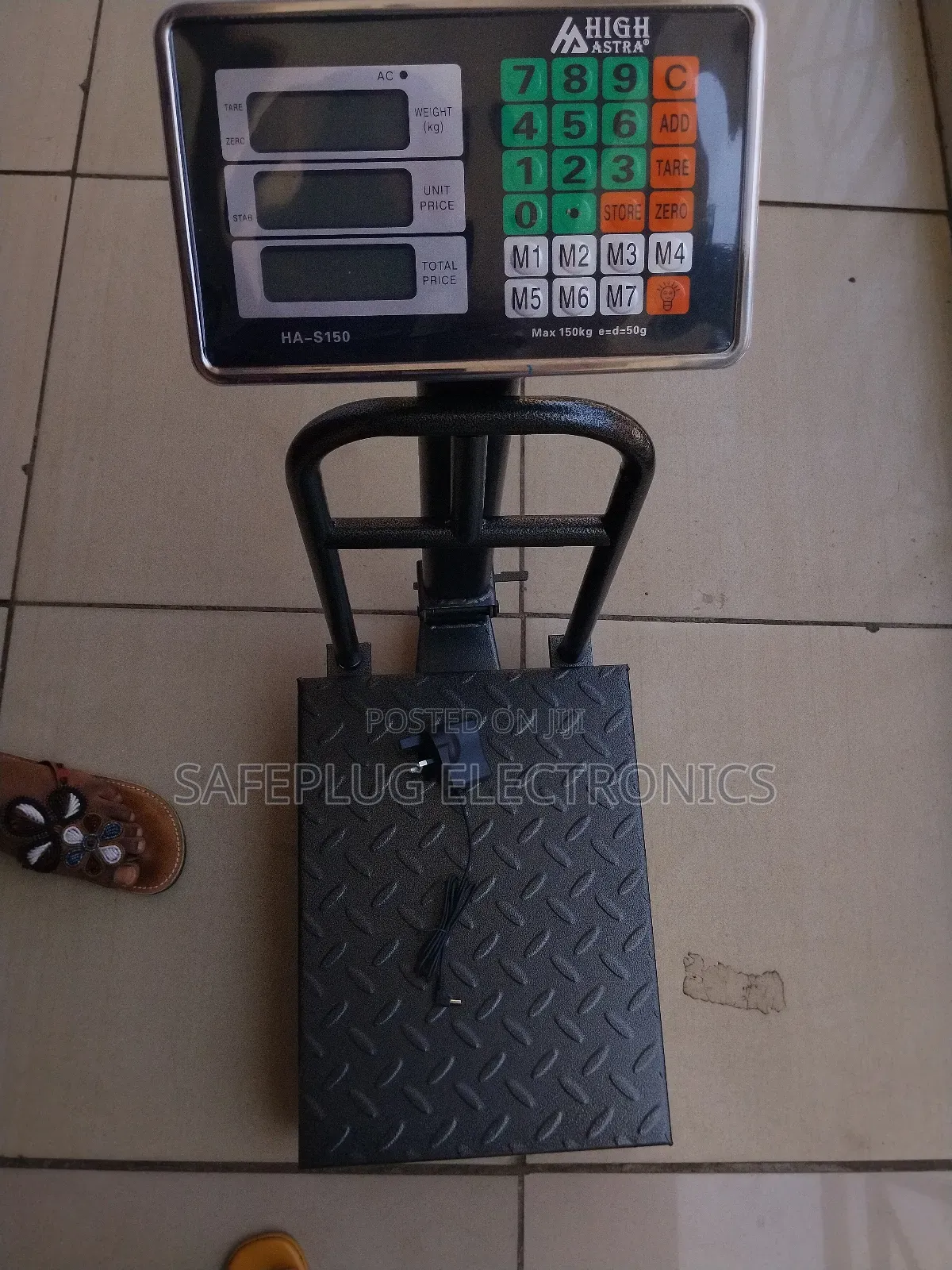150kg Scale - Weighs Sacks, Livestock Packages | Low Power