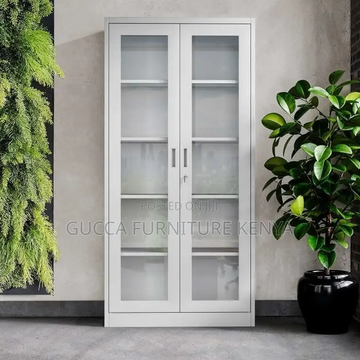 2-door Glass Front Office Filling Cabinet