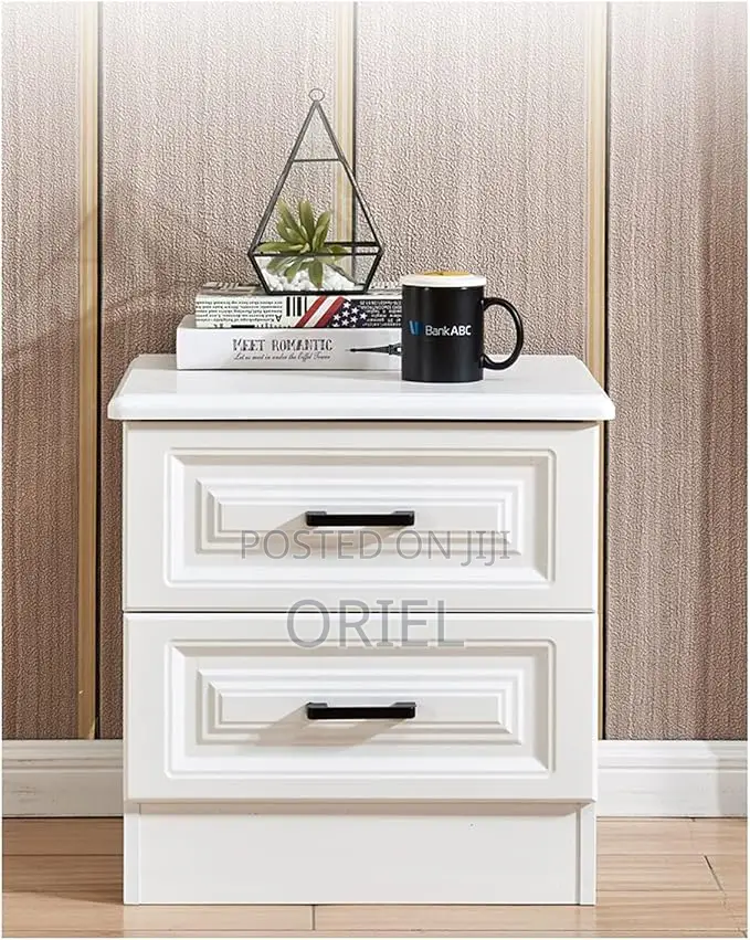 Home Cabinet : Modern Home Bedside 2-drawer Storage Cabinet