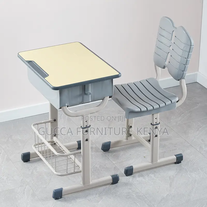 Modern Adjustable Kids Desk And Chair Study Set